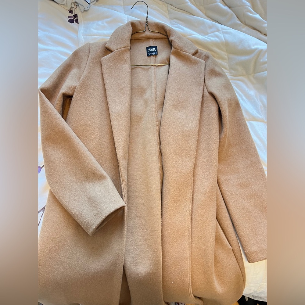 Zara Women's Camel Coat